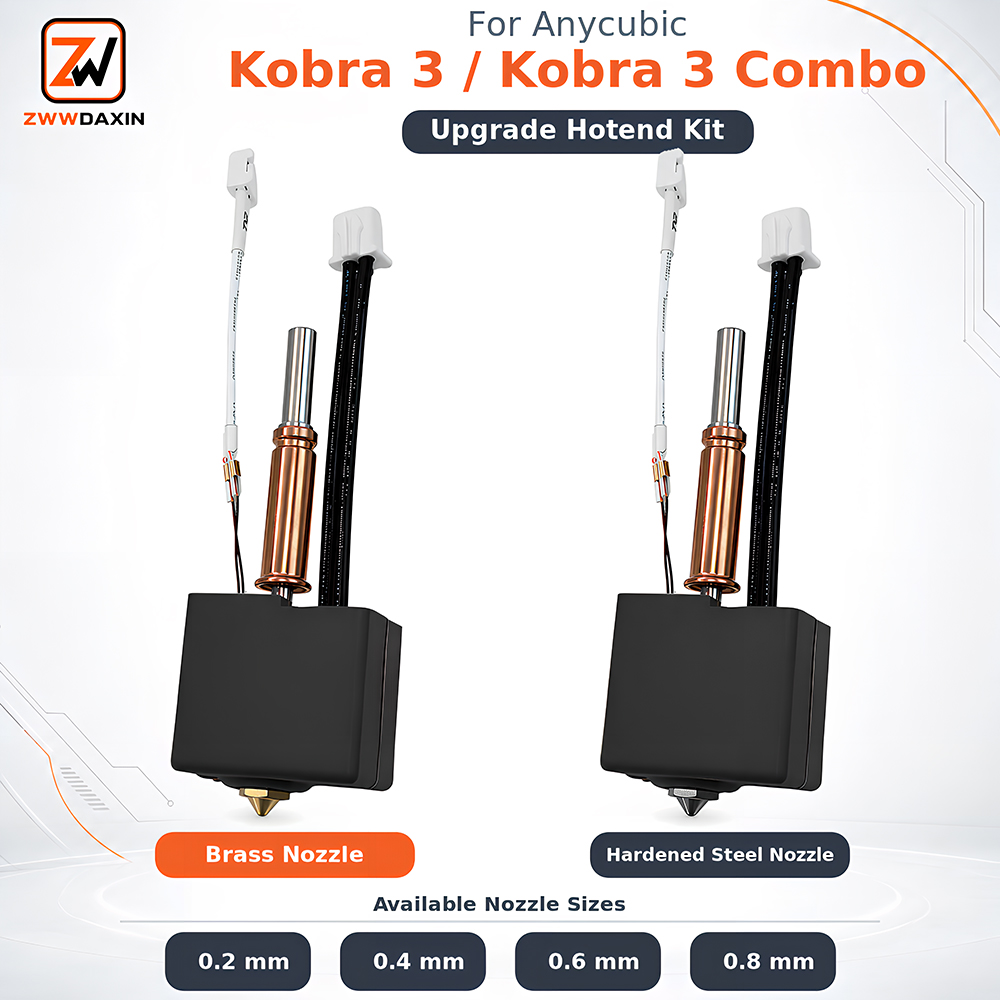 3D Printer Nozzle Brass - Anycubic Kobra 3 ホットエンド用キットアップグレード Kobra 3