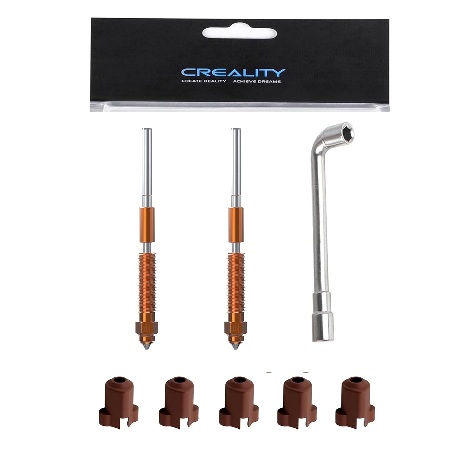 3D Printer Nozzle Brass - 1/3/5 個 Creality K1C ノズル、K1C、K1 Max、K1