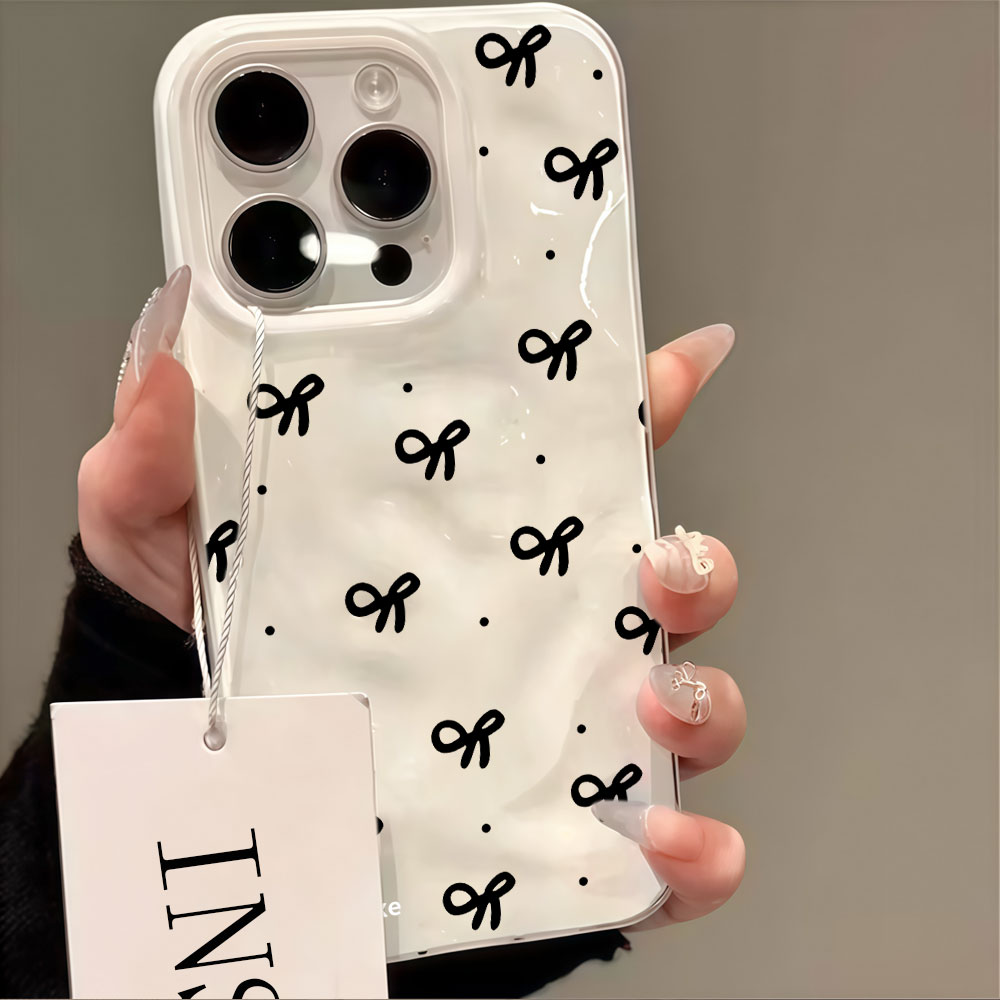 3D Printing Case - 3D水波紋レッドハートプリントiPhoneケース iPhone 17 16 15 14