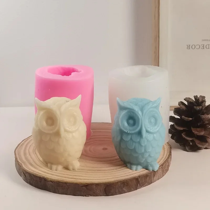 3D フクロウシリコーンキャンドルモールドかわいい動物アイス - 3D Printing Concrete のレビューと価格