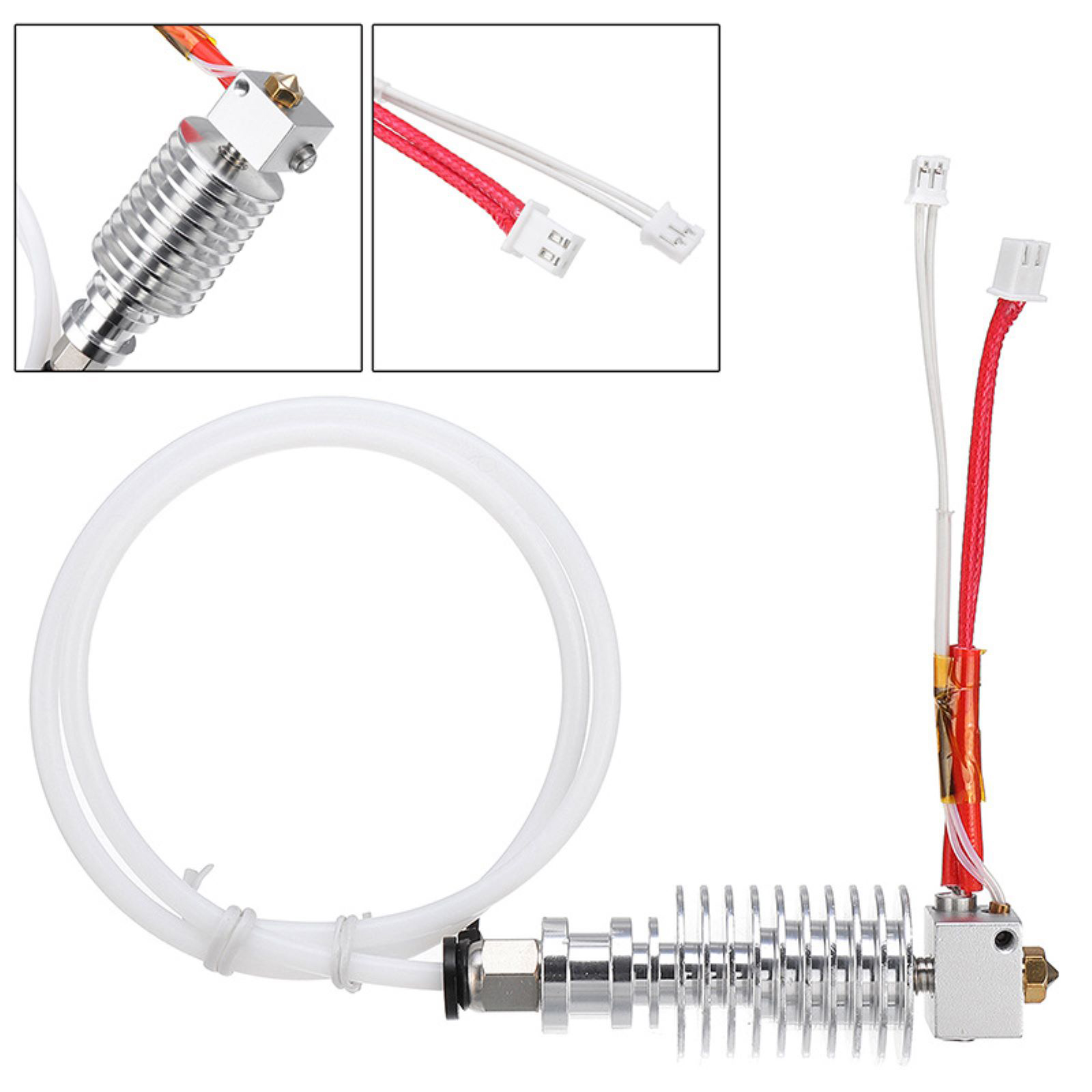 1PC V5 Jヘッドホットエンドキット 0.4mm 12V - 3D Printer Hotend Kit のレビューと価格