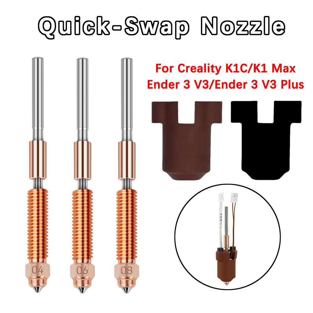 K1 Max クイックスワップノズル K1 SE ノズル K - 3D Printer Nozzle Brass のレビューと価格