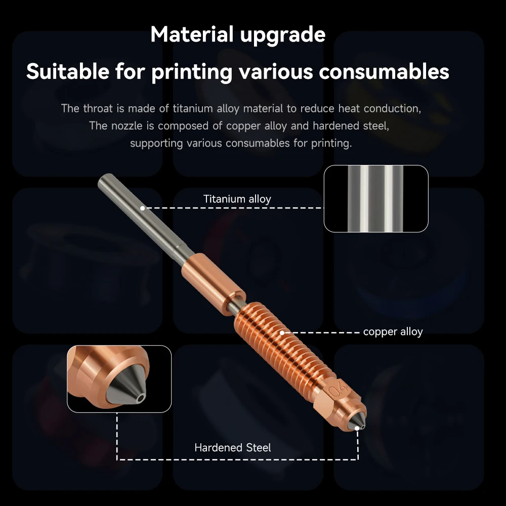 K1 Max クイックスワップノズル K1 SE ノズル K - 3D Printer Nozzle Brass のレビューと価格