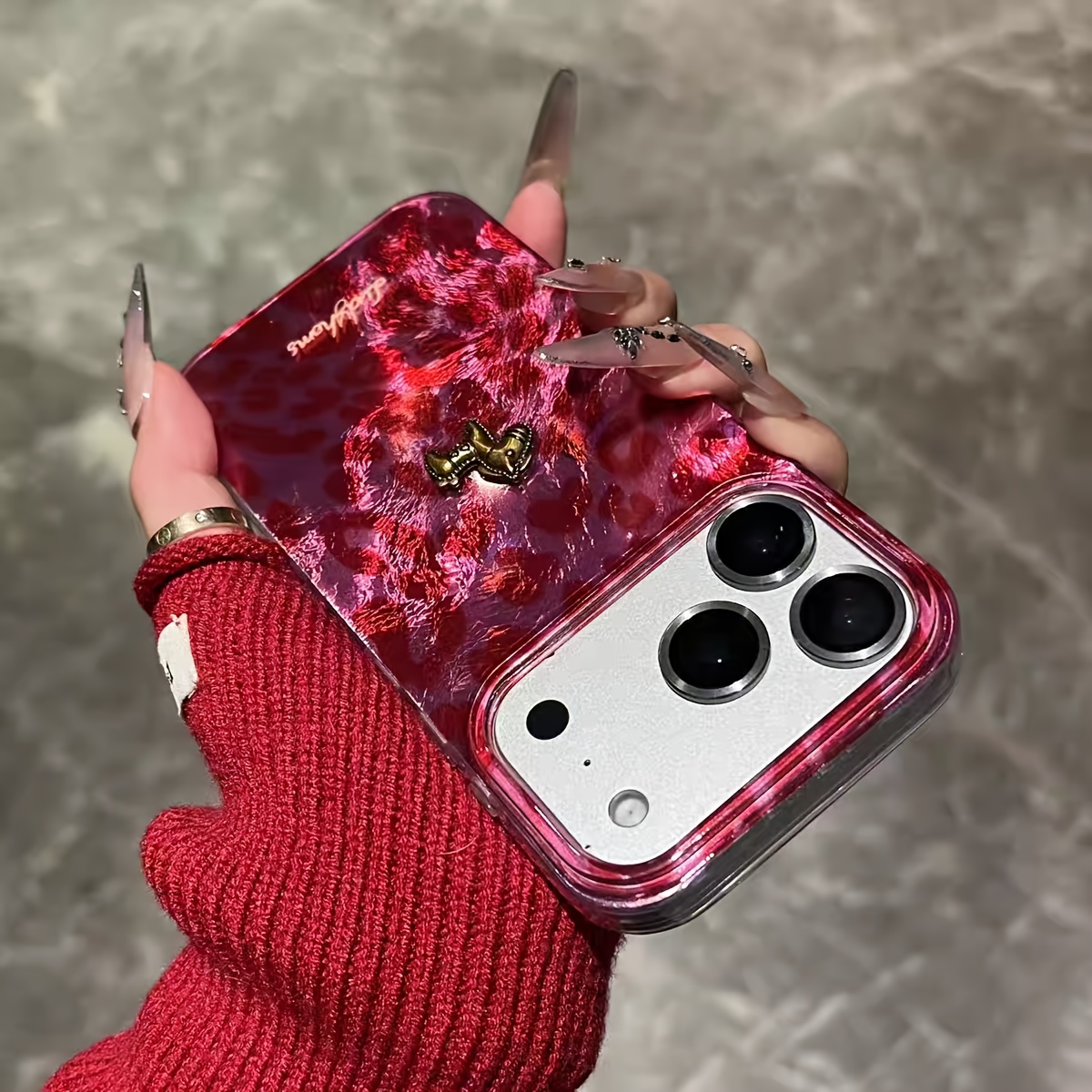 高度なレオパードプリントと3DポニーのデザインのiPhone - 3D Printing Case のレビューと価格