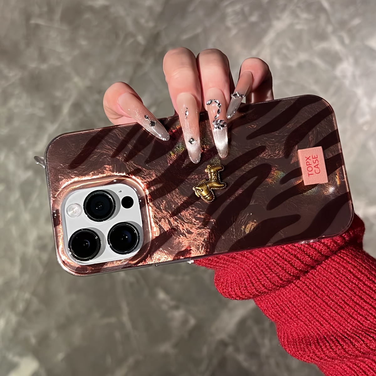 高度なレオパードプリントと3DポニーのデザインのiPhone - 3D Printing Case のレビューと価格