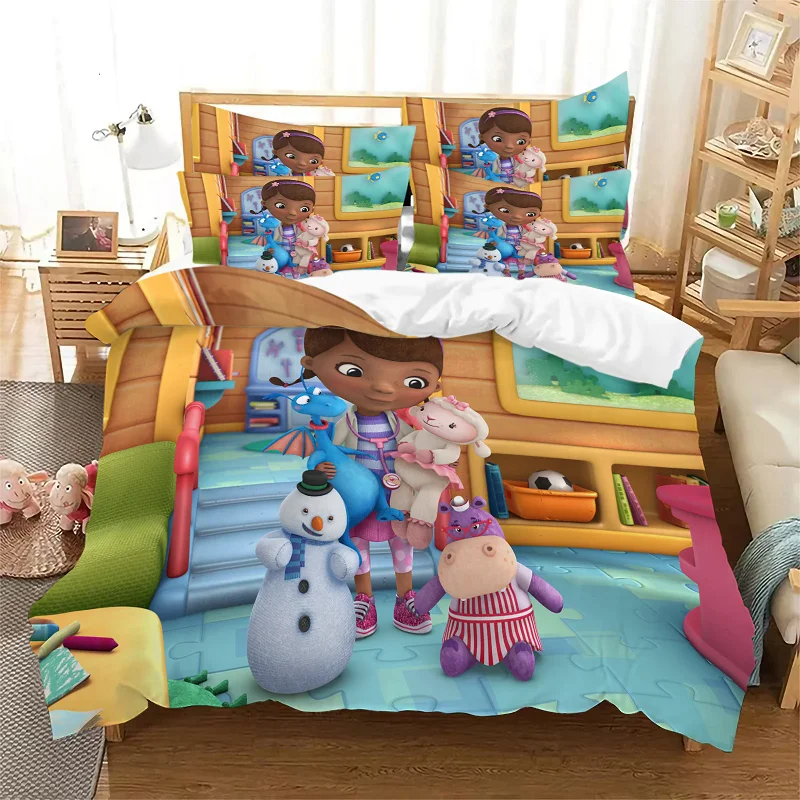 音楽ドク McStuffins 3D プリント布団カバー枕カ - 3D Printing Case のレビューと価格