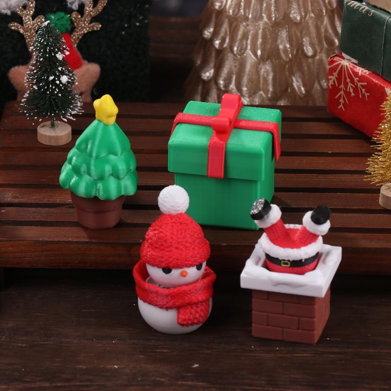 3Dプリント製クリスマスホリデーデコレーションデスクトップド - 3D Printing Toys のレビューと価格