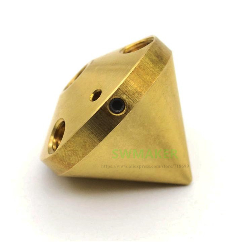 3Dプリンター部品reprapトリプルマルチカラー真鍮ノズル - 3D Printer Nozzle Brass のレビューと価格