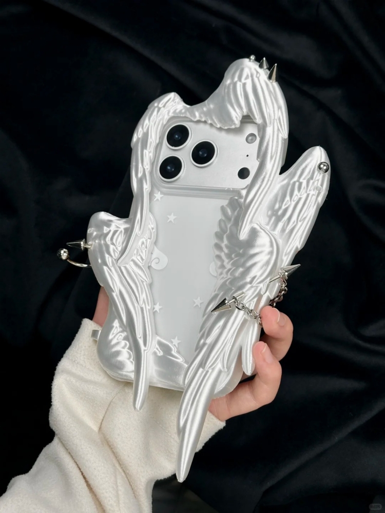 オリジナル Y2k 六翼天使リベットピアス中空カットアウト電 - 3D Printing Case のレビューと価格