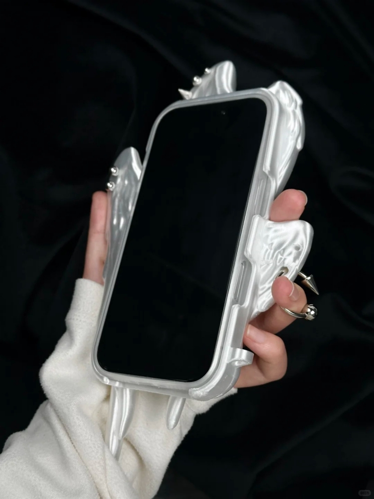 オリジナル Y2k 六翼天使リベットピアス中空カットアウト電 - 3D Printing Case のレビューと価格