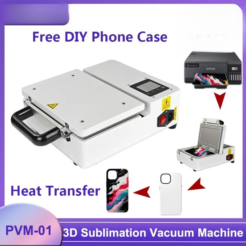 スマホケースカバーDIY印刷用フォンリュー3D昇華真空マシン - 3D Printing Case のレビューと価格