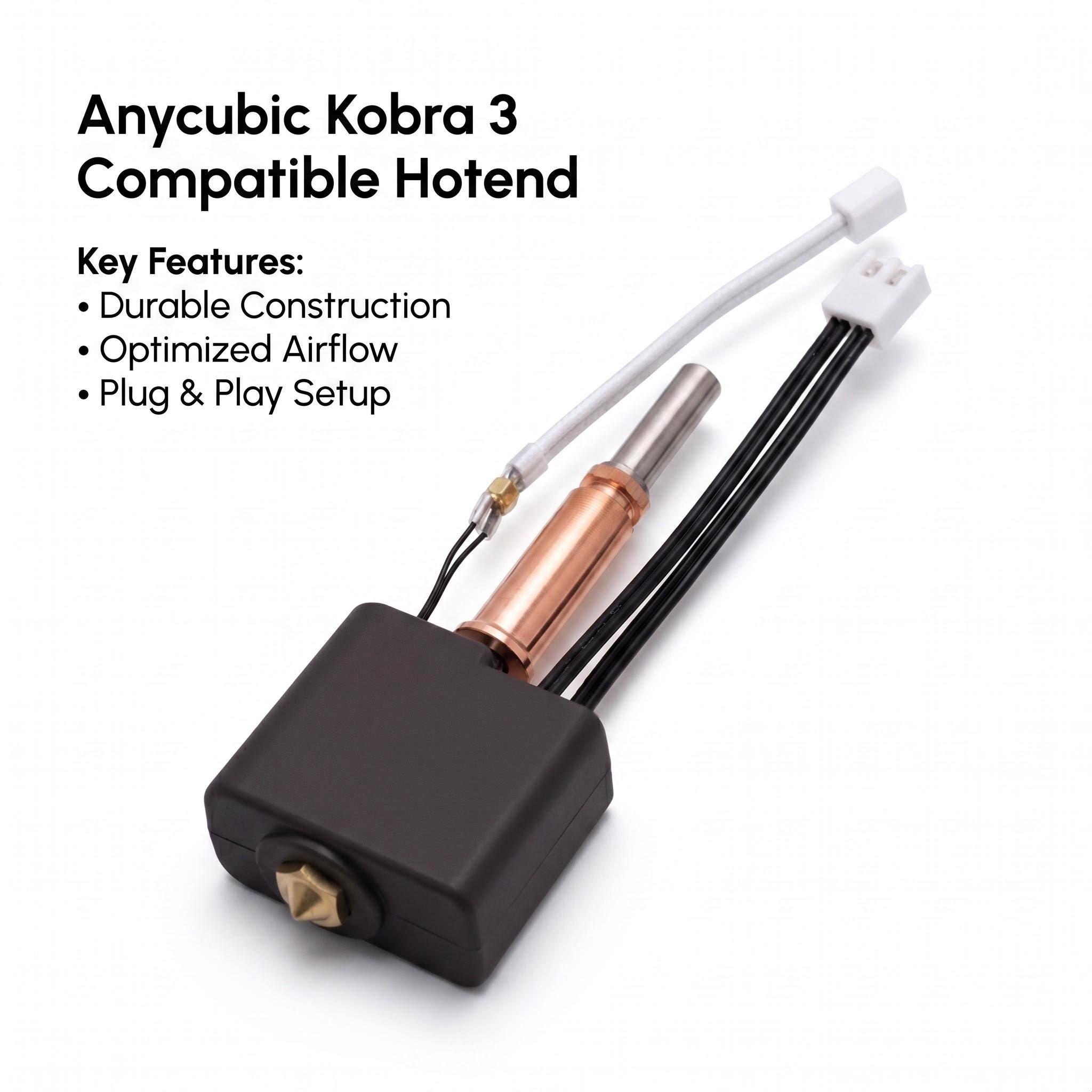 Anycubic Kobra 3 ホットエンド用キットアップ - 3D Printer Nozzle Brass のレビューと価格