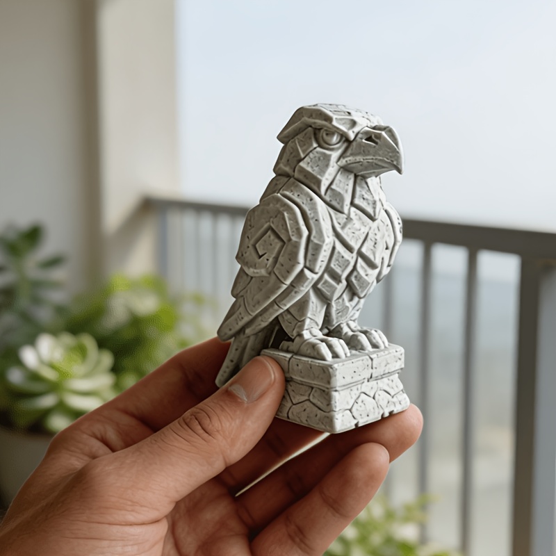 ヴィンテージ風石造りの鷲の像 3Dプリントブロック彫刻の鷹の - 3D Printing Eagle のレビューと価格