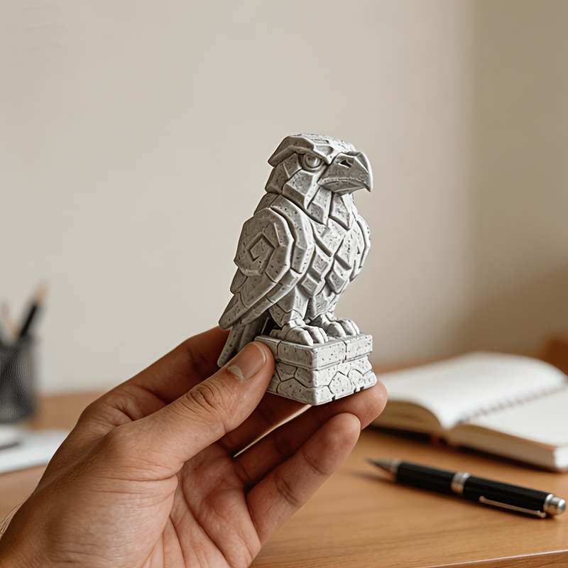 ヴィンテージ風石造りの鷲の像 3Dプリントブロック彫刻の鷹の - 3D Printing Eagle のレビューと価格