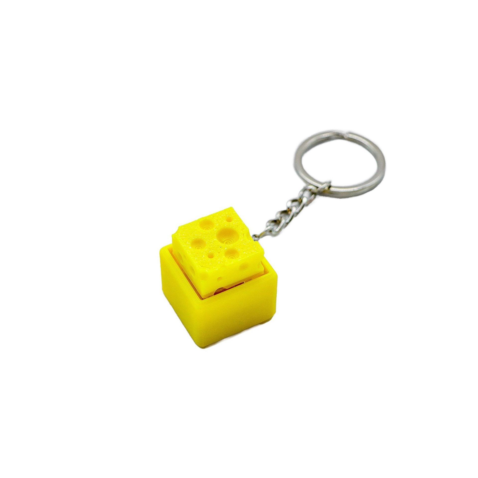 3Dプリントミニチーズキーボードクリッカーキーホルダーフィジ - 3D Printing Toys のレビューと価格