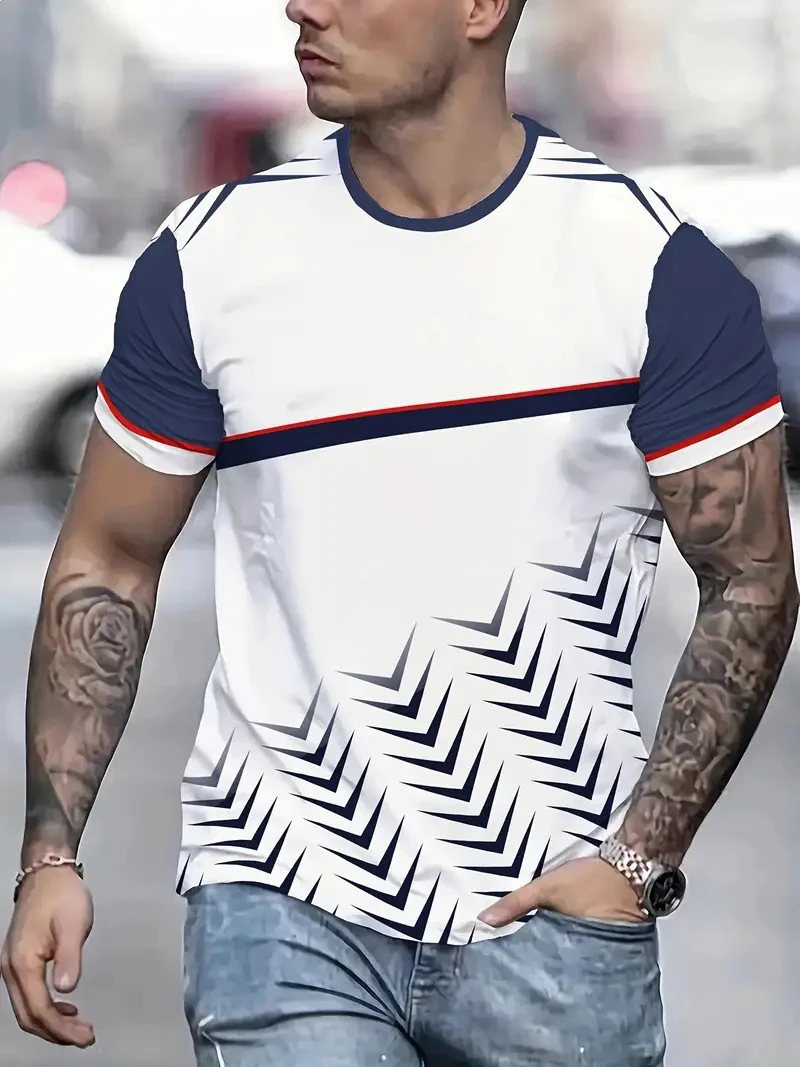 ファッションメンズイーグルシルエットプリントTシャツクルーネ - 3D Printing Eagle のレビューと価格