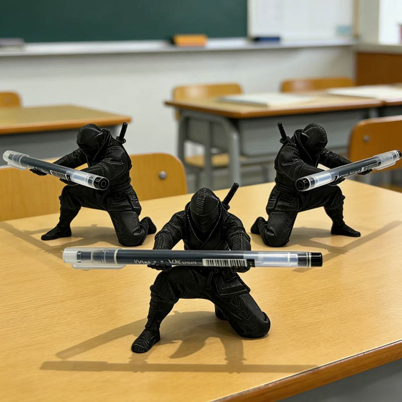 忍者ペン立て 3Dプリント サムライ デスクオーナメント 文 - 3D Printing Office Setup のレビューと価格