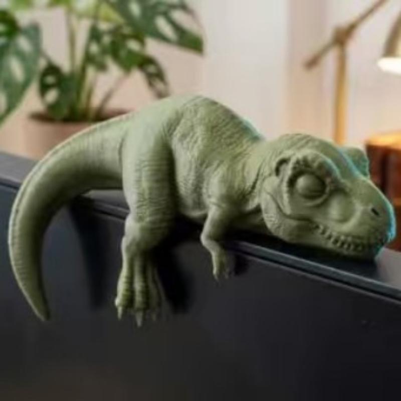 寝ているT-レックスのモニタートッパー 3Dプリントミニ恐竜 - 3D Printing Office Setup のレビューと価格