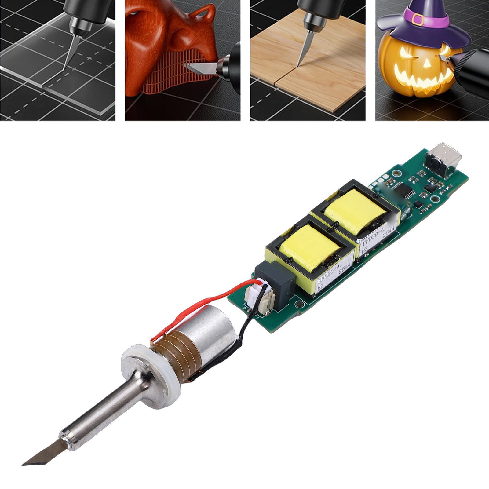 超音波カッタートランスデューサーキット ドライバーモジュール - 3D Printing Nerd のレビューと価格