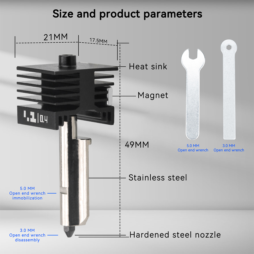Bambu Lab P2S X2D用、改良型ホットエンド、0 - 3D Printer Hotend Kit のレビューと価格