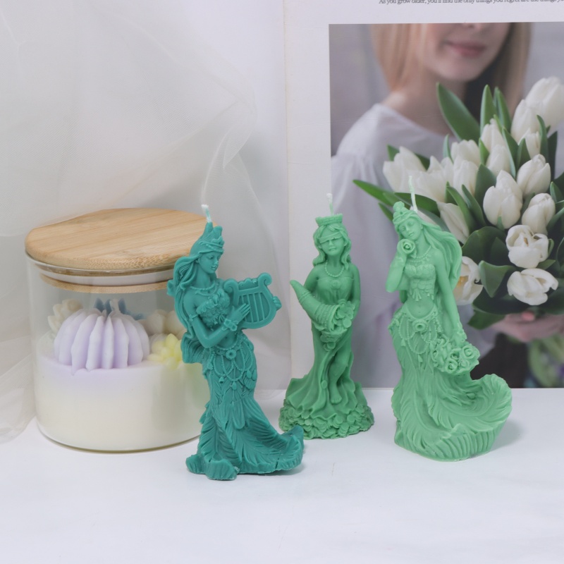 DIY魅惑的な人魚キャンドルシリコンモールド3Dチャーミング - 3D Printing Concrete のレビューと価格
