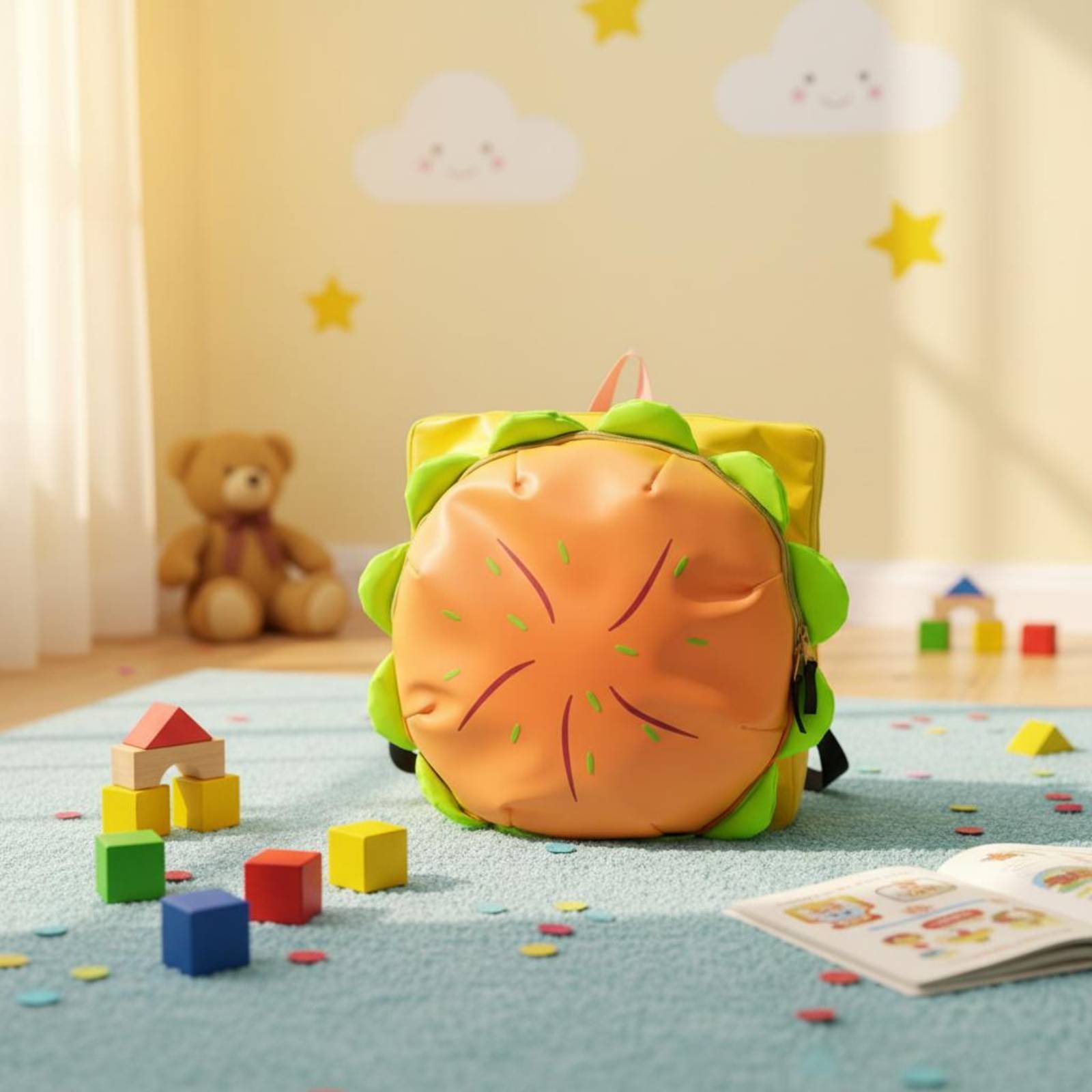 ハンバーガーバックパック かわいい漫画バックパック ハンバー - 3D Printing Designing のレビューと価格