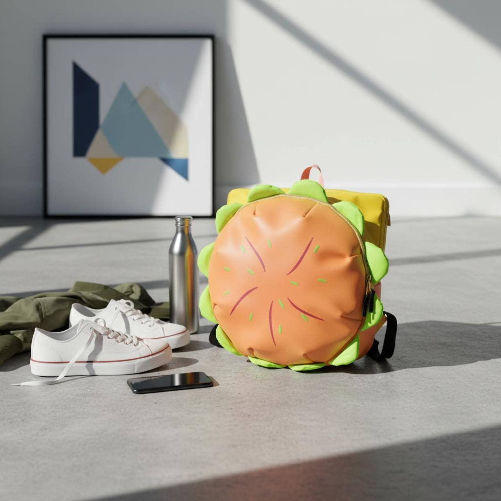 ハンバーガーバックパック かわいい漫画バックパック ハンバー - 3D Printing Designing のレビューと価格