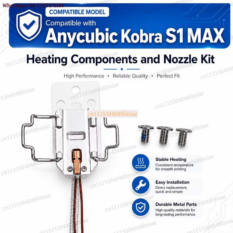 Anycubic Kobra S1 MAX ヒートノズルキッ - 3D Printer Hotend Kit のレビューと価格