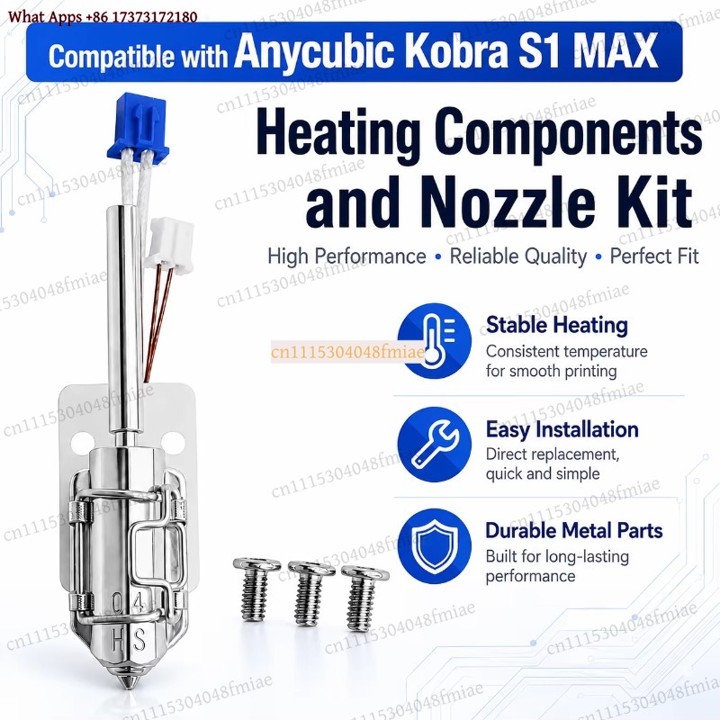Anycubic Kobra S1 MAX ヒートノズルキッ - 3D Printer Hotend Kit のレビューと価格