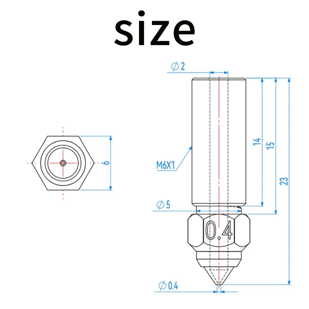 Creality 3 v3 ke 1/k1 max用銅メッキ - 3D Printer Nozzle Brass のレビューと価格